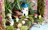 Maxbell 20x Miniature Dollhouse Bonsai Fairy Garden Landscape Mushroom Decor Yellow