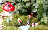 Maxbell 20x Miniature Dollhouse Bonsai Fairy Garden Landscape Mushroom Decor Yellow