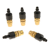 Maxbell 5pcs Adjustable Brass Sprayer Heads Nozzle for Misting Watering Irrigation