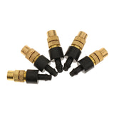 Maxbell 5pcs Adjustable Brass Sprayer Heads Nozzle for Misting Watering Irrigation