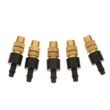 Maxbell 5pcs Adjustable Brass Sprayer Heads Nozzle for Misting Watering Irrigation