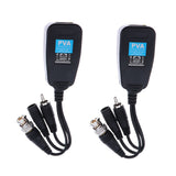 Maxbell CCTV Coax BNC Video Power Balun Transceiver to CAT5e 6 W/ Audio Port 1 Pair