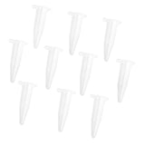 Maxbell 10pcs 1.5ml Plastic Graduated Cylinder Centrifuge Tube Laboratory w/ Lid