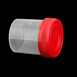 Maxbell 5x 40ml Plastic Graduated Measuring Specimen Cup Sterile Container with Lid