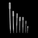 Maxbell 50pcs 5ml Transfer Graduated Pipettes Graduated 1ml Plastic Dropper