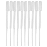 Maxbell 50pcs 3ml Transfer Graduated Pipettes Graduated 0.5ml Plastic Dropper