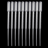 Maxbell 50pcs 3ml Transfer Graduated Pipettes Graduated 0.5ml Plastic Dropper