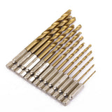 Maxbell 13pcs Hex Shank Quick change Cobalt Drill Bit Set Multi Bits