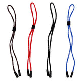 Maxbell Silica Gel Tooth Hole Mount Glasses Sunglasses Cord Anti-Slip Holder Red