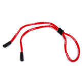 Maxbell Silica Gel Tooth Hole Mount Glasses Sunglasses Cord Anti-Slip Holder Red