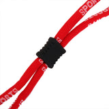 Maxbell Silica Gel Tooth Hole Mount Glasses Sunglasses Cord Anti-Slip Holder Red