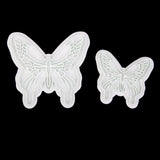 Maxbell 2pcs Butterfly Embossing Mould Sugarcraft Fondant Cake Decorating DIY Tool