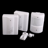 Maxbell 2in1 Entry Door Alarm Chime Doorbell Wireless IR Monitor Sensor Detector