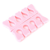 Maxbell One Pair Soft Toe Finger Separator for Manicure Pedicure - Pale Pink