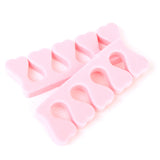 Maxbell One Pair Soft Toe Finger Separator for Manicure Pedicure - Pale Pink