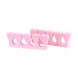 Maxbell One Pair Soft Toe Finger Separator for Manicure Pedicure - Pale Pink