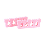 Maxbell One Pair Soft Toe Finger Separator for Manicure Pedicure - Pale Pink