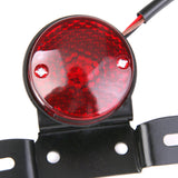 Maxbell Custom Motorcycle Motor Brake Tail Rear Light Plate Holder for Harley DC 12V