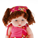 Maxbell Realistic Silicone Baby Doll Vinyl Lifelike Baby Girl in Fuchsia