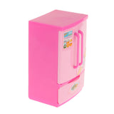 Maxbell Kids Play House Mini Refrigerator Children Pretend Toy Educational Gift Pink