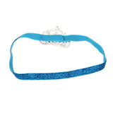 Maxbell Infant Baby Rhinestone Pearl Crown Hair Bands Photography Headband - Blue