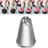 Maxbell 2x Rose Flower Stainless Steel Icing Piping Nozzle Tip Cake Decor DIY Tool