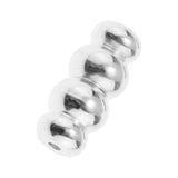 Maxbell 1pcs 925 Sterling Silver Screw Clasp Beads Connector for Jewelry Making S 4