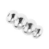 Maxbell 1pcs 925 Sterling Silver Screw Clasp Beads Connector for Jewelry Making S 4