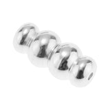 Maxbell 1pcs 925 Sterling Silver Screw Clasp Beads Connector for Jewelry Making S 4