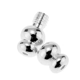 Maxbell 1pcs 925 Sterling Silver Screw Clasp Beads Connector for Jewelry Making S 4