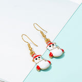 Maxbell Christmas Themed Necklaces Earrings Jewelry Set Kids Gift Snowman 2