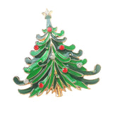 Maxbell Women Christmas Brooch Christmas Xmas Tree Brooch Enamel Pin Jewelry Gift