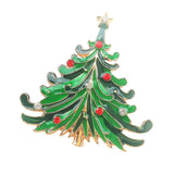 Maxbell Women Christmas Brooch Christmas Xmas Tree Brooch Enamel Pin Jewelry Gift