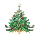 Maxbell Women Christmas Brooch Christmas Xmas Tree Brooch Enamel Pin Jewelry Gift