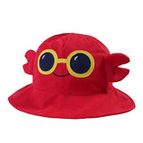 Maxbell Baby Cartoon Sun Visor Hat Cap Summer Beach Hat for Toddler Kids Crab 50cm