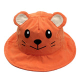 Maxbell Baby Cartoon Sun Visor Hat Cap Summer Beach Hat for Toddler Kids Tiger 50cm