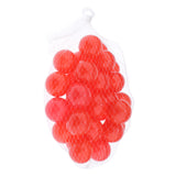 Maxbell Colorful Ocean Ball Soft Plastic Ocean Ball Swim Ball Toy Outdoors Red