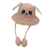 Maxbell Baby Cartoon Summer Beach Sun Visor Hat Jumping Rabbit Hat for Kids Coffee