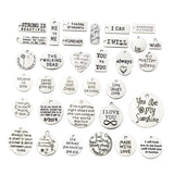 Maxbell 31pcs Love You Hanging Decor I Can DIY Crafts Jewelry Pendants Ornaments