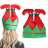 Maxbell Christmas Elf Hat Cute Xmas Holiday Party Costume Favors Gifts Accessories Red