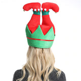 Maxbell Christmas Elf Hat Cute Xmas Holiday Party Costume Favors Gifts Accessories Red