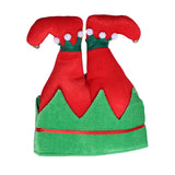 Maxbell Christmas Elf Hat Cute Xmas Holiday Party Costume Favors Gifts Accessories Red