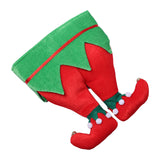 Maxbell Christmas Elf Hat Cute Xmas Holiday Party Costume Favors Gifts Accessories Red