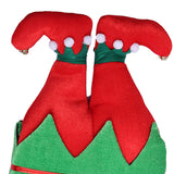 Maxbell Christmas Elf Hat Cute Xmas Holiday Party Costume Favors Gifts Accessories Red