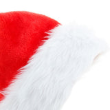 Maxbell Plush Santa Father Christmas Hat Xmas Costume Fancy Dress Party Supply