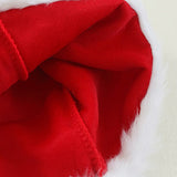 Maxbell Plush Santa Father Christmas Hat Xmas Costume Fancy Dress Party Supply