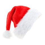 Maxbell Plush Santa Father Christmas Hat Xmas Costume Fancy Dress Party Supply