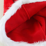 Maxbell Plush Santa Father Christmas Hat Xmas Costume Fancy Dress Party Supply