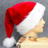 Maxbell Plush Santa Father Christmas Hat Xmas Costume Fancy Dress Party Supply