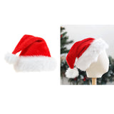 Maxbell Plush Santa Father Christmas Hat Xmas Costume Fancy Dress Party Supply